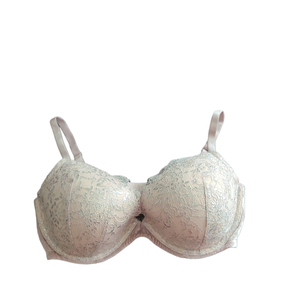 VS lace metallic bra